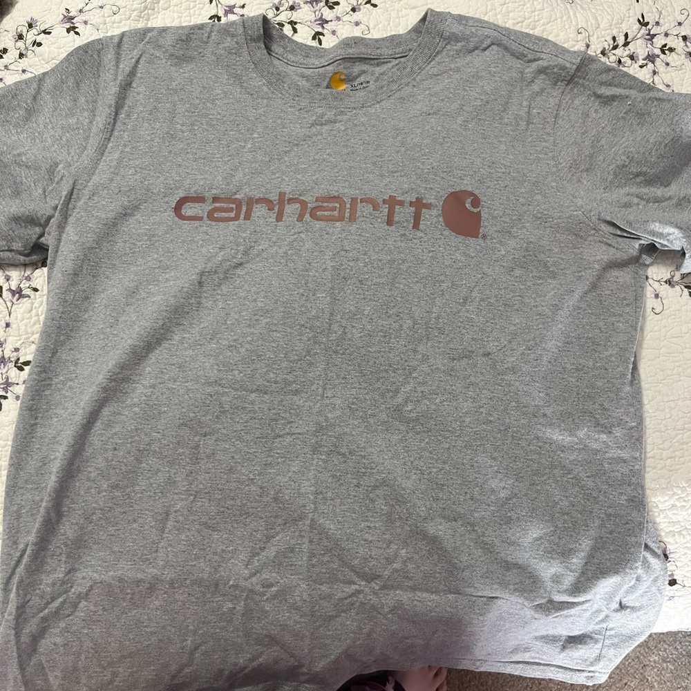 Carhartt Gray Logo Tee